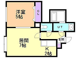 間取図画像 1LDK