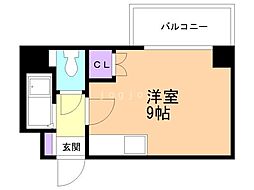 ヌーベルアーバンシティ ワンルームの間取図画像