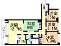 福住パーク・ホームズ6階11.8万円