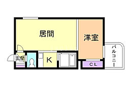 カサデューク平岸85 1LDKの間取図画像