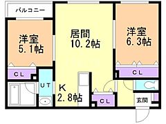 物件の間取り