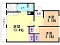札幌西月寒団地64階5.1万円