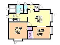 ルマワンティラン 2LDKの間取図画像