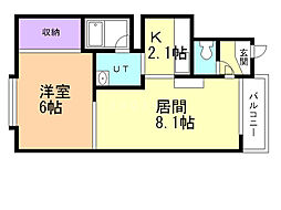 間取図画像 1LDK