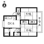 京都市右京区北嵯峨名古曽 2階建 築33年のイメージ