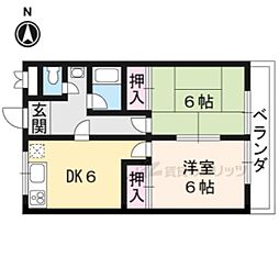間取図画像 2DK
