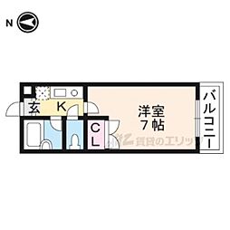アーク21 1Kの間取図画像