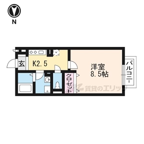 滋賀県大津市和邇高城(賃貸アパート1K・1階・30.03㎡)の写真 その2