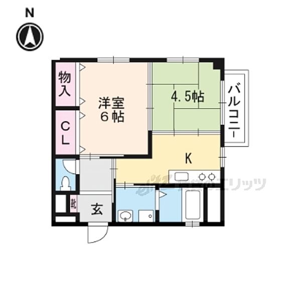 同じ建物の物件間取り写真 - ID:225005383584