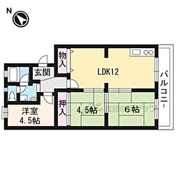 ＣＡＳＡ　ＭＡＲＲＯＮ 3階3LDKの間取り