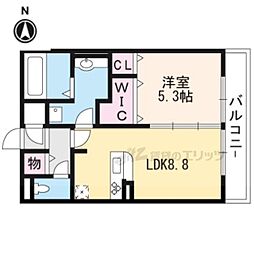 パミドール和 1階1LDKの間取り