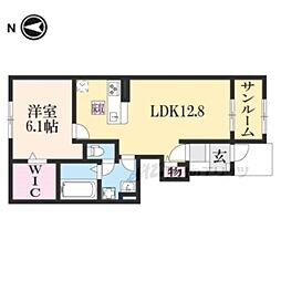 セイバリープリムローズ1 1LDKの間取図画像