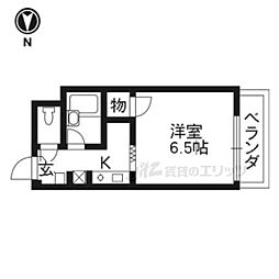サープラス彦 1Kの間取図画像