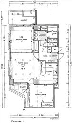 ハウスユマニテリゾート福間 2LDKの間取図画像