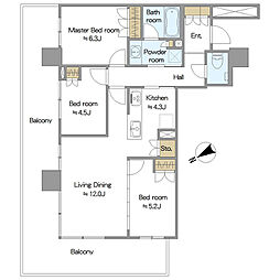 間取図画像 3LDK