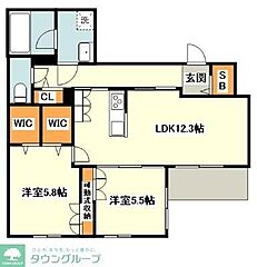 物件の間取り