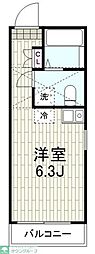 コンフォート読売ランド前参番館 ワンルームの間取図画像