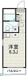 コンフォート読売ランド前参番館 ワンルームの間取図画像