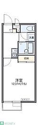 レオパレス三田 1Kの間取図画像