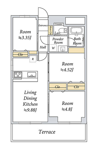 apartment 東京都品川区上大崎４丁目
地図を見る