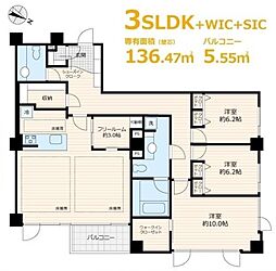 間取図画像 3SLDK