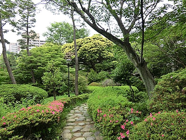 甘泉園公園は、区立唯一の回遊式庭園。四季折々に見どころがある日本庭園として人々に親しまれています。