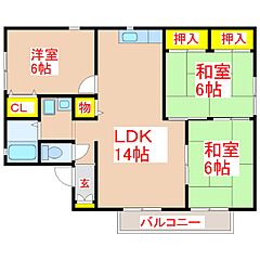 物件の間取り