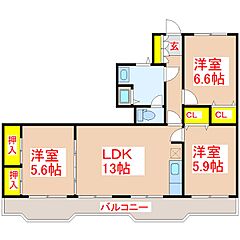 物件の間取り