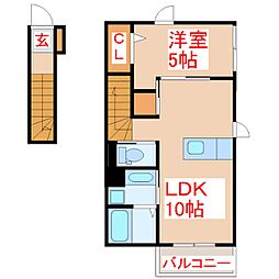 セジュールアイ 1LDKの間取図画像