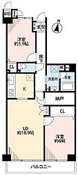 ソフィア茅ケ崎A棟 3LDKの間取図画像