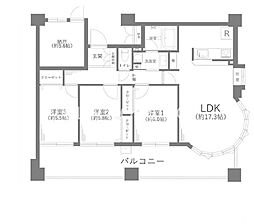 ダイヤモンドマンションラ・セーヌ 3SLDKの間取図画像