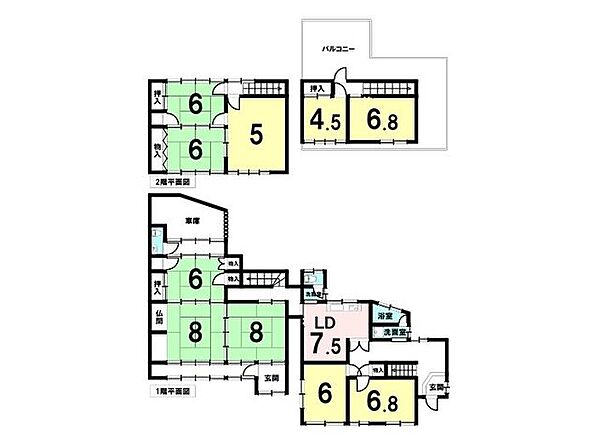 間取り：321000077222