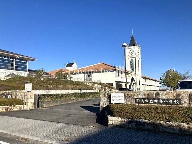 羽島市立中央中学校 1990m