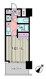 JR総武線 大久保駅 徒歩2分の賃貸マンション 2階1Kの間取り