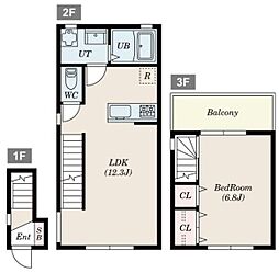 間取図画像 1LDK