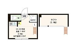 間取図画像 ワンルーム