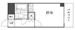 ライオンズマンション中野東 ワンルームの間取図画像