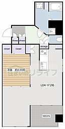 東京メトロ丸ノ内線 南阿佐ケ谷駅 徒歩5分の賃貸マンション 6階1LDKの間取り