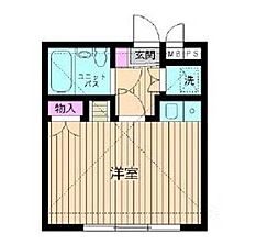 東京メトロ丸ノ内線 新高円寺駅 徒歩3分の賃貸アパート 2階1Kの間取り