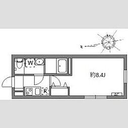 東京メトロ丸ノ内線 中野坂上駅 徒歩2分の賃貸マンション 3階1Kの間取り
