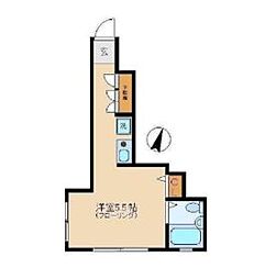東京メトロ丸ノ内線 東高円寺駅 徒歩7分の賃貸マンション 3階1Kの間取り