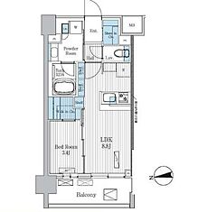 物件の間取り