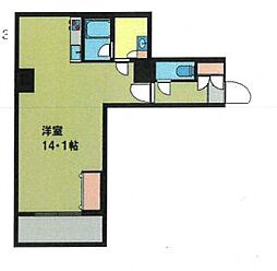 アルページュ ワンルームの間取図画像