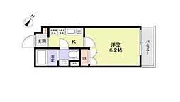 VISTA ASAGAYA.N 1Kの間取図画像