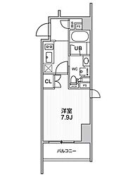 SEASONFLATS新高円寺 1Kの間取図画像
