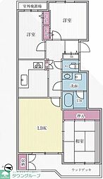 Ts garden横浜反町 1階3LDKの間取り