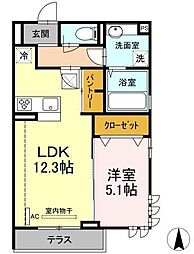 間取図画像 1LDK
