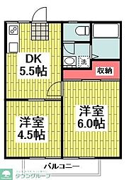 間取図画像 2DK