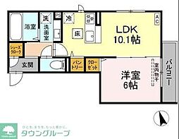 間取図画像 1LDK