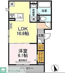 間取図画像 1LDK